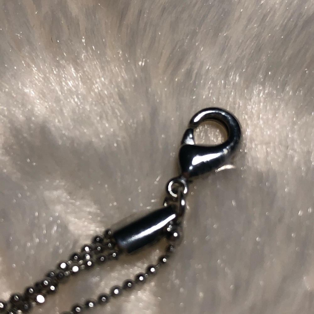 Silvertone Ball & Multi Chain Statement Necklace - image 7